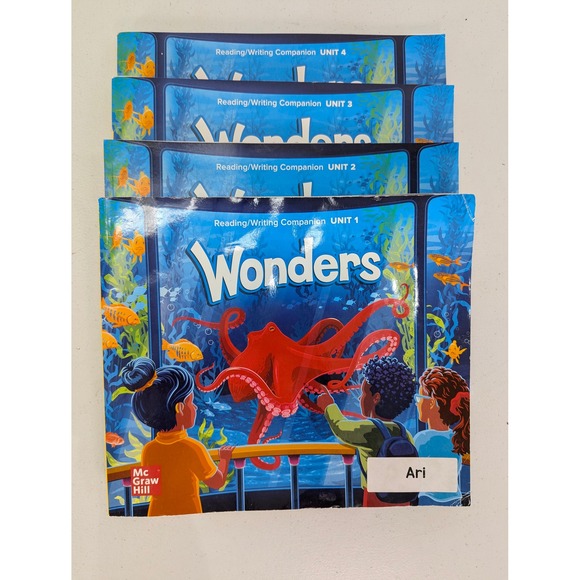Mcgraw Hill Other - McGraw Hill Wonders Reading/Writing Companion Grade K | Units 1–4 Workbook Set